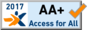 Logo de certification accessibilité AA+